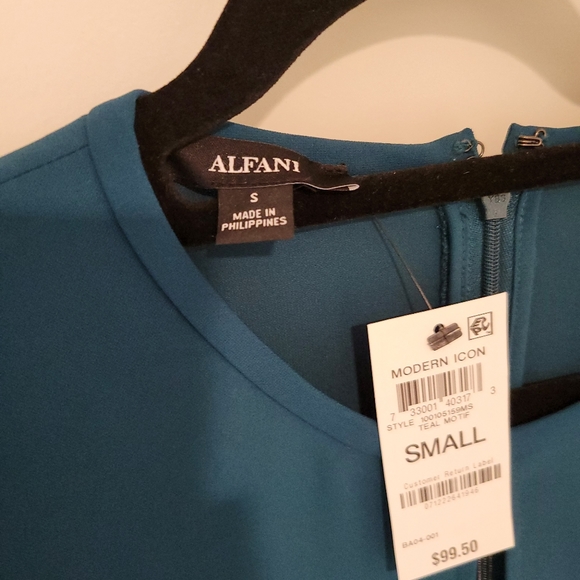 Alfani  Maxi  Elegant Green Dress   Size Small  # 133 - Picture 2 of 6